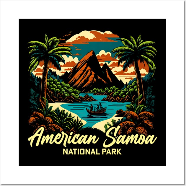 American Samoa National Park (American Samoa) Wall Art by T-shirt US